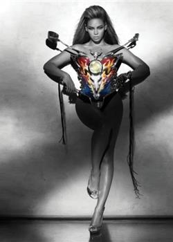 欧美女歌手碧昂丝超性感屁股个性写真