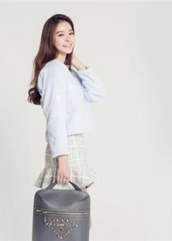 前韩国小姐沈夏静背包品牌广告代言写真